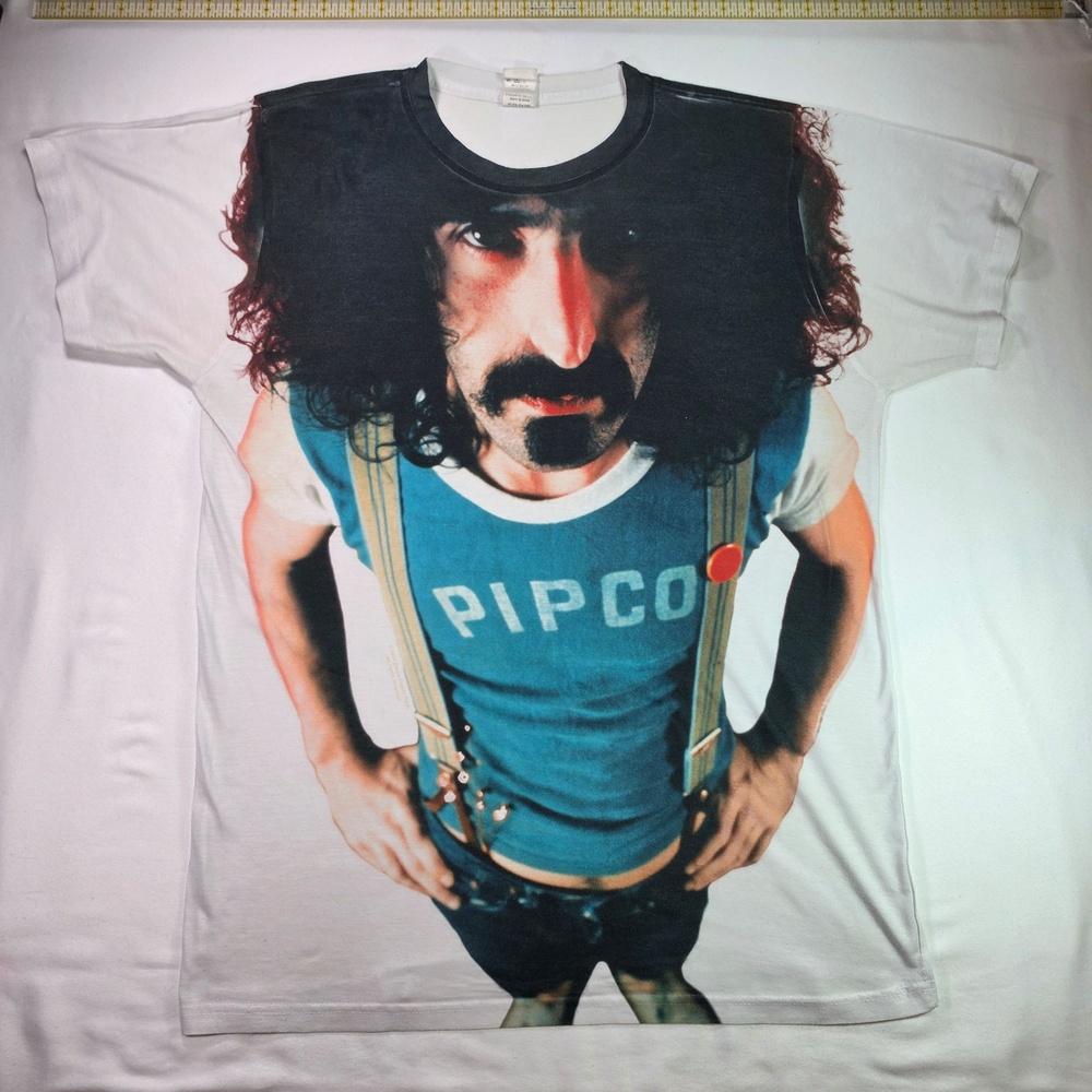 Zappa Family Trust PIPCO Shirt Mens XL All Over Graphic Music Tee Logo Vision